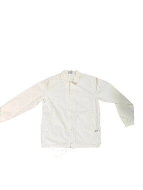 Pro Club Heavy Weight Coaches Jacket White/3M Sz Medium